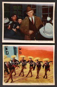9f487 STAR IS BORN 2 color 8x10 stills '54 Judy Garland with James Mason & performing!