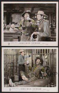 9f193 BOY FROM OKLAHOMA 10 color 8x10 stills '54 Michael Curtiz, Will Rogers Jr., Lon Chaney Jr.!