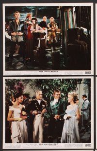 9f156 BUCCANEER 12 color 8x10 stills '58 Yul Brynner, Charlton Heston, directed by Anthony Quinn!