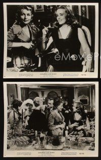 9f946 DANGEROUS LOVE AFFAIRS 3 8x10 stills '62 Jeanne Moreau, Annette Vadim, Roger Vadim