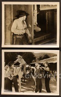 9f548 EL DIABLO RIDES 17 8x10 stills '39 great images of cowboy Bob Steele!