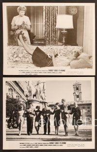 9f574 GIDGET GOES TO ROME 16 8x10 stills '63 James Darren & Cindy Carol in Italy!