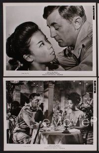 9f638 MAN IN THE MIDDLE 12 8x10 stills '64 Robert Mitchum, France Nuyen, directed by Guy Hamilton!