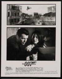 9f624 TOMORROW NEVER DIES 13 8x10 stills '97 Pierce Brosnan as James Bond, Michelle Yeoh, Hatcher