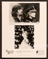 9f985 TWELFTH NIGHT 3 8x10 stills '96 William Shakespeare, Ben Kingsley, Helene Bonham Carter