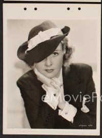 9f933 WENDY BARRIE 4 8x11 key book stills '35 modelin clothes & jewelry, and eating lunch!