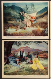 9f179 BRIGADOON 11 color 8x10 stills '54 Cyd Charisse & Gene Kelly in Scotland!