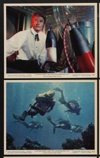 9f297 CAPTAIN NEMO & THE UNDERWATER CITY 8 color 8x10 stills '70 Robert Ryan, Chuck Connors