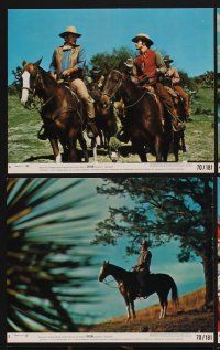 9f165 CHISUM 12 color 8x10 stills '70 John Wayne, Forrest Tucker, Christopher George, Ben Johnson
