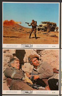 9f399 TOBRUK 8 color 8x10 stills '67 Rock Hudson & George Peppard in World War II!