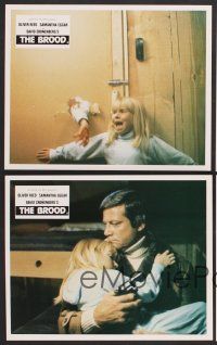9f039 BROOD 8 color English FOH LCs '80 Oliver Reed, Samantha Eggar, directed by David Cronenberg!