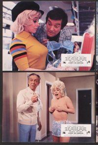 9f047 CARRY ON ABROAD 8 color English FOH LCs '72 Sidney James, Kenneth Williams, English sex!