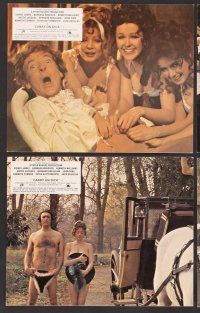 9f049 CARRY ON DICK 8 color English FOH LCs '74 Sidney James, Barbara Windsor, Kenneth Williams