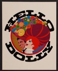 9f145 HELLO DOLLY 18 color 8x10s '70 Barbra Streisand includes title card with Richard Amsel art!
