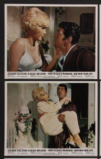 9f073 HOW TO SAVE A MARRIAGE 8 color English FOH LCs '68 Dean Martin, Stella Stevens, Eli Wallach