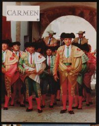 9f111 CARMEN 12 color French LCs '84 Francesco Rosi, Placido Domingo, from Bizet's opera!