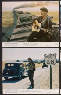 9f266 BOUND FOR GLORY 8 8x10 mini LCs '76 David Carradine as folk singer Woody Guthrie!