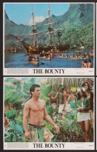 9f267 BOUNTY 8 8x10 mini LCs '84 Mel Gibson, Anthony Hopkins, Laurence Olivier, Mutiny on the Bounty