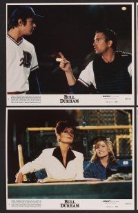 9f289 BULL DURHAM 8 8x10 mini LCs '88 Kevin Costner, Susan Sarandon, Tim Robbins, baseball!