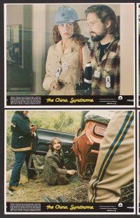 9f313 CHINA SYNDROME 8 8x10 mini LCs '79 Jack Lemmon, Jane Fonda, Michael Douglas