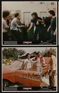 9f450 CHRISTINE 4 8x10 mini LCs '83 written by Stephen King, directed by John Carpenter!