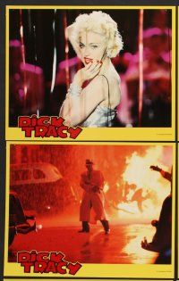 9f170 DICK TRACY 12 8x10 mini LCs '90 Warren Beatty, Madonna, Glenne Headley, Al Pacino