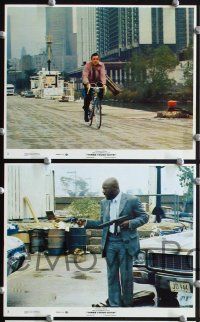 9f396 THREE TOUGH GUYS 8 8x10 mini LCs '74 great images of super bad Isaac Hayes & Lino Ventura!
