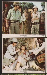9f401 TRADER HORN 8 8x10 mini LCs '73 Rod Taylor & Anne Heywood in the jungle!