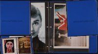 9g020 LOT OF 2 AUDREY HEPBURN SCRAPBOOKS tons of illustrated articles & color images!