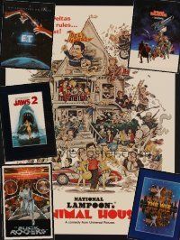 9g031 LOT OF 6 PROMO BROCHURES '78 - '82 Animal House, Jaws 2, E.T., Battlestar Galactica & more!
