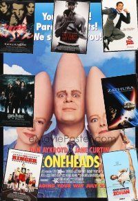 9g060 LOT OF 27 UNFOLDED DOUBLE-SIDED ONE-SHEETS '85 - '08 Goldeneye, Coneheads, Harry Potter