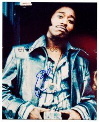 9g076 EDDIE GRIFFIN signed color 8x10 REPRO still '03 great close up from Undercover Brother!