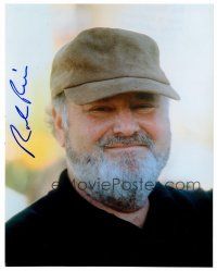 9g104 ROB REINER signed color 8x10 REPRO still '01 head & shoulders portrait of the director!