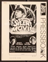 9g360 SILENT MOVIE pressbook '76 Marty Feldman, Dom DeLuise, art of Mel Brooks by John Alvin!