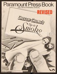9g383 UP IN SMOKE revised pressbook '78 Cheech & Chong marijuana drug classic!