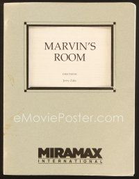 9g246 MARVIN'S ROOM script '96 screenplay written by John Guare!