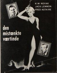 9g196 NOTORIOUS LANDLADY Danish program '62 sexy Kim Novak, Jack Lemmon, Fred Astaire, different!