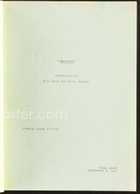 9g247 MEMORIES OF ME revised final draft script September 9, 1987, screenplay by Roth & Crystal!