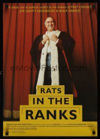 9h036 RATS IN THE RANKS Aust mini poster '96 Bob Connolly and Robin Anderson political documentary