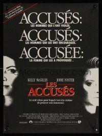 9h132 ACCUSED French 15x21 '88 Jodie Foster, Kelly McGillis, the case that shocked a nation!