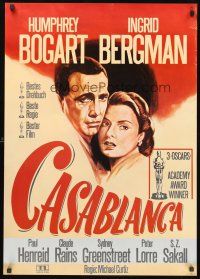 9h020 CASABLANCA German R72 Humphrey Bogart, Ingrid Bergman, Michael Curtiz classic!