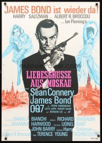 9h021 FROM RUSSIA WITH LOVE German R68 Sean Connery is Ian Fleming's James Bond 007!