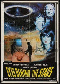 9h039 EYES BEHIND THE STARS Lebanese '78 Mario Gariazzo's Occhi Dalle Stelle, Avelli sci-fi art!