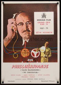 9h549 CONVERSATION Yugoslavian '74 Gene Hackman is an invader of privacy, Francis Ford Coppola