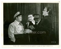9j020 ABBOTT & COSTELLO MEET FRANKENSTEIN 8x10 still '48 Bela Lugosi between Lou & Glenn Strange!