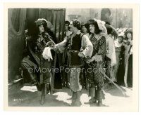 9j054 BARDELYS THE MAGNIFICENT 8x10 still '26 John Gilbert between two men in period costumes!