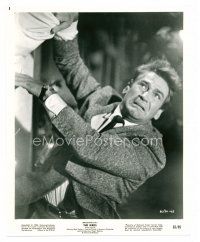 9j068 BIRDS 8x10 still '63 Alfred Hitchcock, super close up of frightened Rod Taylor!