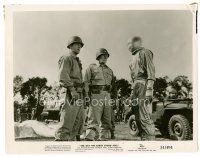 9j163 DAY THE EARTH STOOD STILL 8x10 still '51 soldiers confront Michael Rennie in space suit!