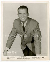 9j181 DICK CLARK 8x10 still '60 full-length in suit & tie from Because They're Young!