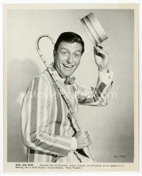 9j183 DICK VAN DYKE 8x10 still '64 in costume tipping his hat from Mary Poppins!
